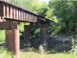 Seville Il. Keokuk Junction Railway main line trestle over Spoon River